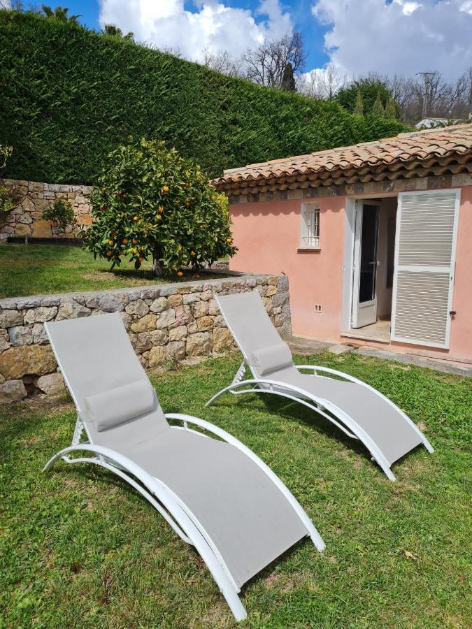Adorable Maison Indépendante 30m2 avec Piscine en saison Cabris Extérieur photo